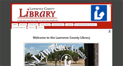 Desktop Screenshot of lawrencecountylibrary.com